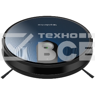 Робот-пылесос TopDevice TDSRC002_BK синий/черный, 35 Вт, 2600 мАч Li-Ion, уборка влажная/сухая, пылесборник контейнер 0.4 л