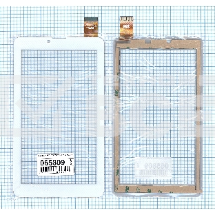 Сенсорное стекло (тачскрин) FPC-DP070002-F4 v00, белое