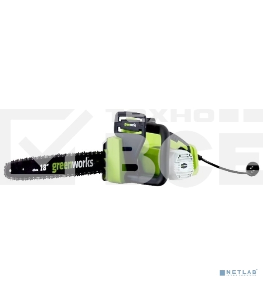 Цепная пила электрическая Greenworks GCS2046, {2000W, 45 см} [20037]