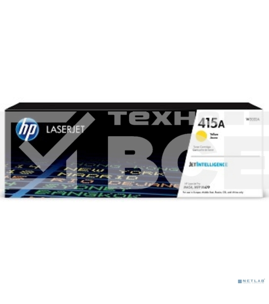 Картридж лазерный HP 415A W2032A желтый для HP HP LJ M454/MFP M479 (2100стр.)