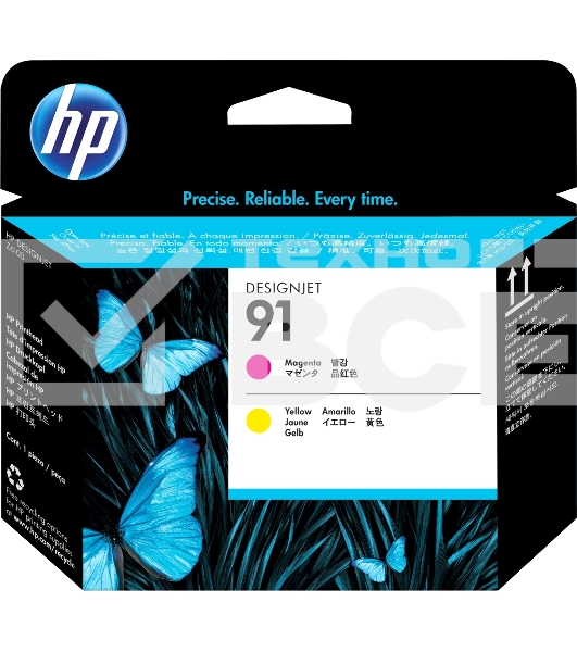 Картридж струйный HP №91 C9461A пурпурный/желтый печатающая головка для HP DJ Z6100