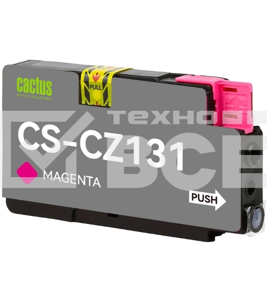 Картридж струйный Cactus CS-CZ131 №711 пурпурный (26 мл) для HP DesignJet T120/T520