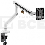 Кронштейн для мониторов Ultramounts UM725W белый 17'-32' макс.9кг крепление к столешнице поворот и наклон, фото10