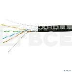 Кабель Cablexpert Россия FPC-5051E-4-CU-OUTR/100, FTP outdoor 4x2x0.51 на тросу, медный, кат.5e, однож., 100м, box, черный, фото2