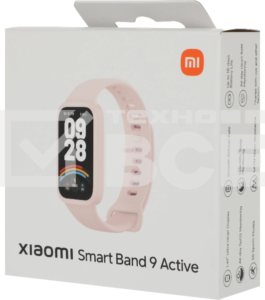 Фитнес трекер Xiaomi Smart Band 9 Active розовый M2435B1