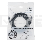 Кабель оптический Cablexpert CC-OPT-7.5M-N, Toslink 2xODT M/M, 7.5м, черный, пакет, фото 1