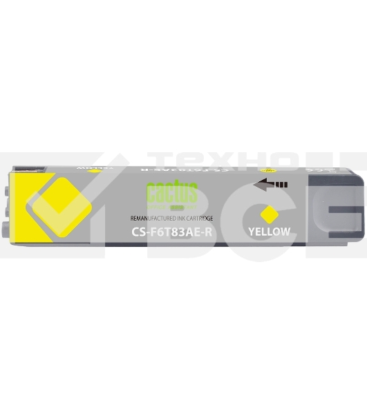 Картридж струйный Cactus CS-F6T83AE-R 973XL желтый (120мл) для HP PageWide Pro 452dw/477dw