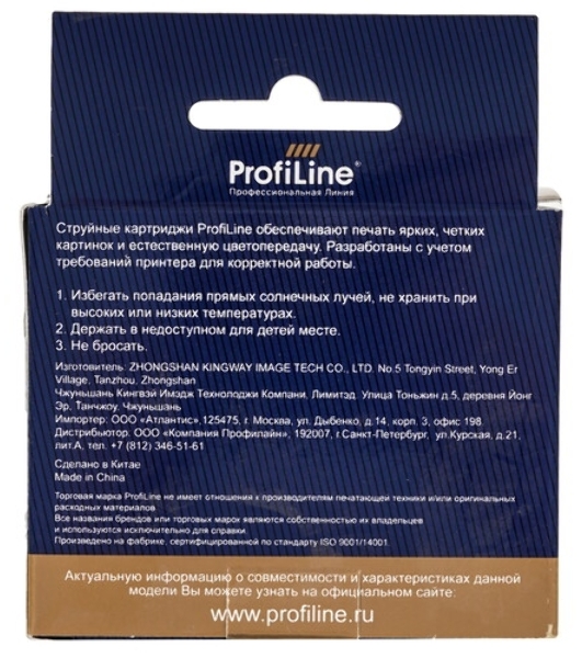 Картридж струйный ProfiLine PL-T1033 для принтеров Epson Stylus TX550/Stylus Office T30/T40/T40W/TX510/TX600/TX600FW/T1100 с чернилами Magenta 11,1 мл