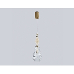 Светильник Ambrella light LH53181 BS/CL латунь/прозрачный E14 max 40W D140*1950, фото5