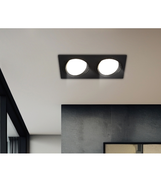 Светильник Ambrella light TN51920/2 BK черный GX53 max 12W 220*115*23