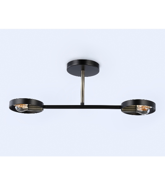 Светильник Ambrella light TR8225/2 BK/SB черный/бронза E27/2 max 40W 510*165*190