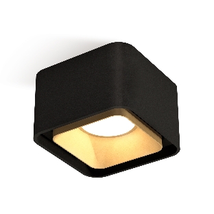 Светильник Ambrella Light XS7833004 SBK/SGD черный песок/золото песок MR16 GU5.3 (C7833, N7704)
