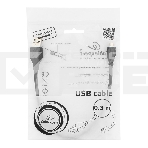 Кабель USB 2.0 Pro Gembird/Cablexpert AM/microBM 5P, 0.3м, экран, черный, пакет  CCP-mUSB2-AMBM-0.3M , фото4
