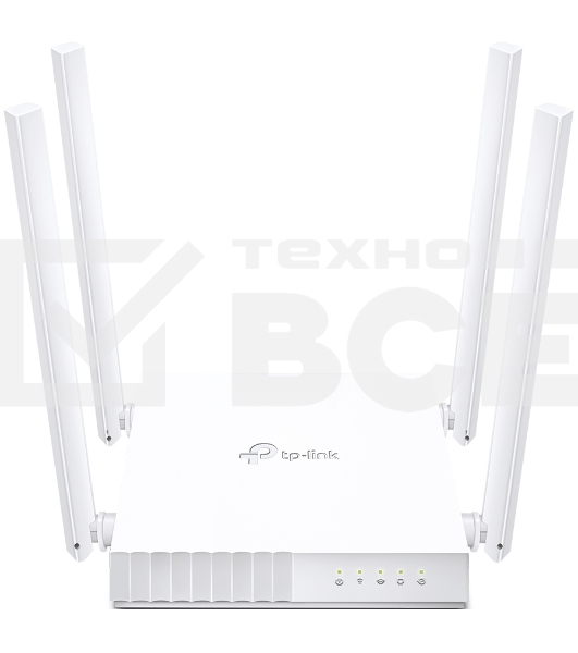 Роутер беспроводной TP-Link Archer C24 AC750 10/100BASE-TX белый