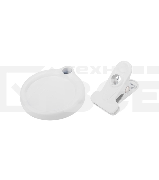Лупа настольная 3D Rexant с подсветкой 30 LED, подставка+прищепка, белая