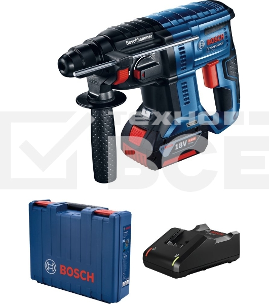 Перфоратор Bosch GBH 180-LI BL патрон:SDS-plus уд.:2Дж аккум. (кейс в комплекте)