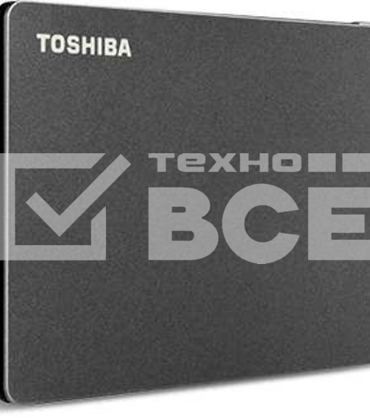 Внешний HDD 2.5' Toshiba Canvio Gaming, 4TB, USB 3.2 Gen 1 Type-A, 5400 rpm, черный