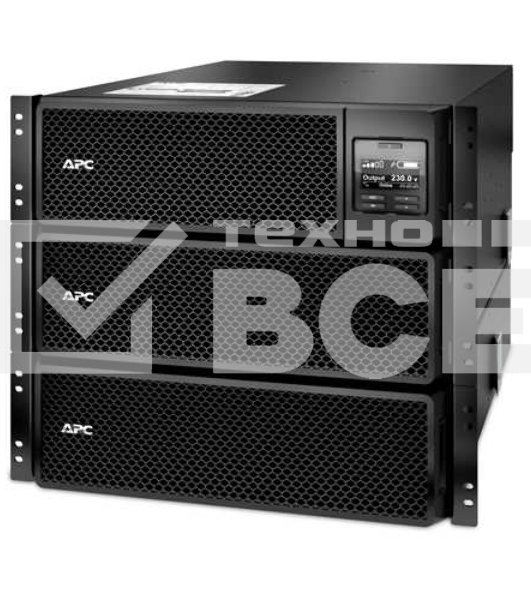 Источник бесперебойного питания APC Smart-UPS SRT SRT8KRMXLI 8000Вт 8000ВА черный