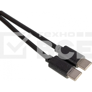 Кабель USB Type-C (m)-USB Type-C (m) 1м черный