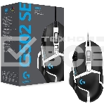 Мышь Logitech G502 SE HERO Corded Gaming Mouse  <USB, Black/White, EWR2, Retail> 910-005730, фото3