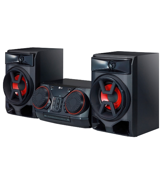 Музыкальный центр LG CK43 Мидисистема, мощность 300 Вт, DVD, FM, MP3, Воспр. с USB 2, HDMI, Bluetooth, аудиовход, Karaoke Star, Wireless Party Link