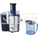 Соковыжималка центробежная Bosch MES3500 700Вт рез.сок.:1250мл. серебристый/синий, фото2