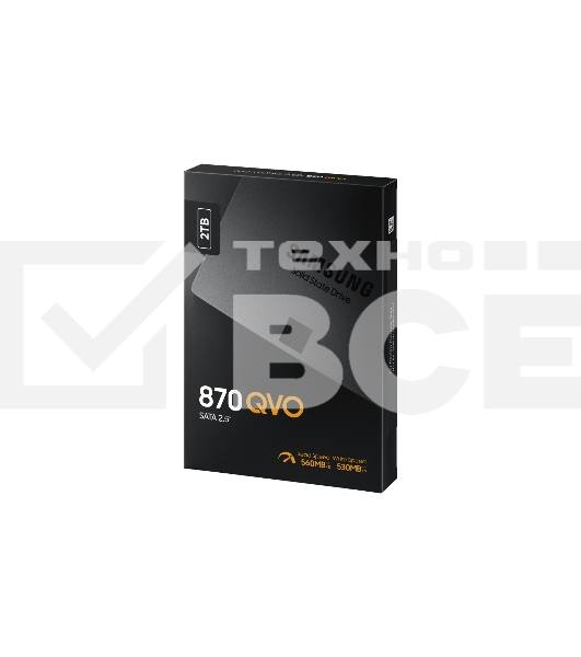 Накопитель SSD Samsung 870 QVO, 2Tb, SATA III, 2.5