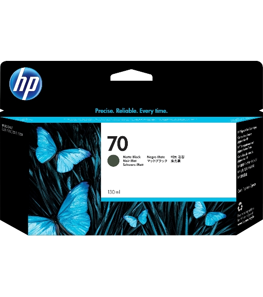 Картридж струйный HP №70 C9448A черный матовый для HP DJ Z2100/Z3100 (130мл)