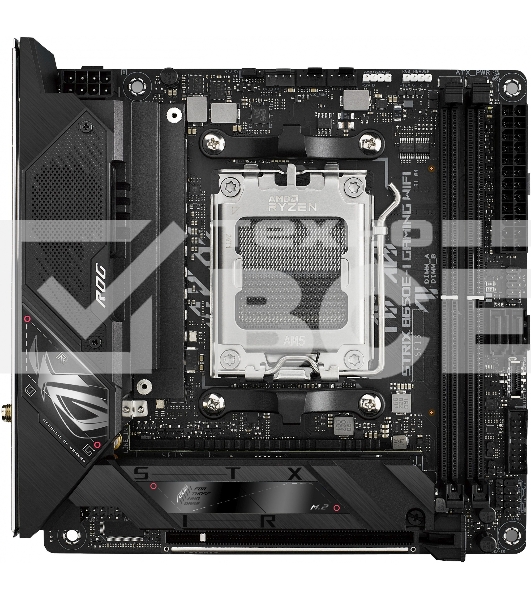 Материнская плата ASUS ROG STRIX X670E-I GAMING WIFI, AM5, AMD X670, 2xDDR5, 2xSATA, 2xM.2, 1xPCI-E 5.0 x16, 1xHDMI, 2xUSB-C, 1x 2.5Gb LAN, 3xUSB-A 3.2 Gen 2, 2xUSB-A 2.0, 7.1, Mini-ITX