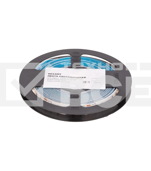 Лента светодиодная 24В, SMD2835, 9,6Вт/м, 120 LED/м, 3000K, 10мм, 5м,IP20 Rexant