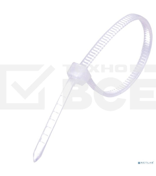 Стяжка нейлоновая Exegate EX253855RUS неоткрывающаяся CV-300W, 300 мм, упак. 100 шт белый