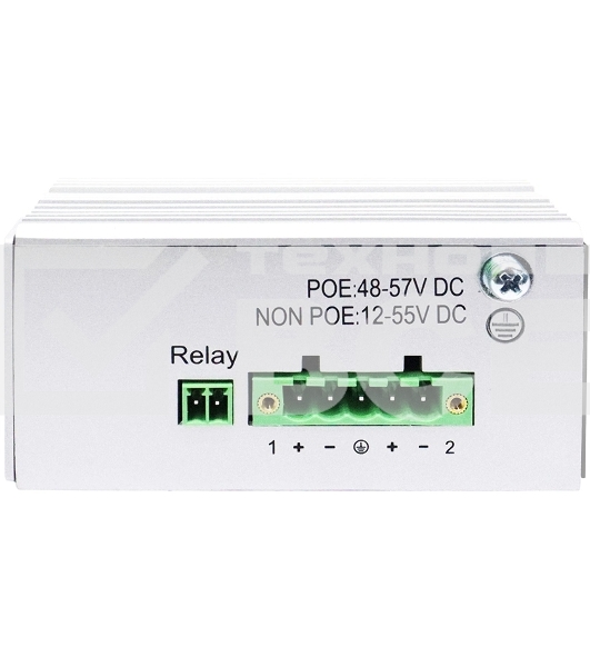 Коммутатор Unmanaged Industrial Switch 4x1000Base-T PoE, 2x1000Base-X SFP, PoE Budget 60W, Surge 4KV, -40 to 75°C