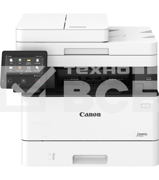 МФУ лазерный Canon i-Sensys MF453dw (5161C007), A4, ч/б, печ. 38 стр/мин., скан. до 38 стр/мин (ч/б) 13 стр/мин (цвет), 1200 x 1200 dpi (принтер) 600x600dpi (сканер), USB, RJ-45, Wi-Fi, Air Print, Mopria