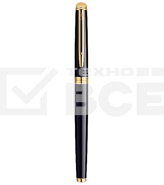 Ручка роллер Waterman Hemisphere (CWS0920650) Mars Black GT F черн. черн. подар.кор.
