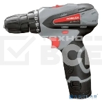 Дрель-шуруповерт аккумуляторная ПОБЕДА ДА-12П/2 Ли, две батареи, 2 скорости, Li-Ion, 12V, 2,0Ah, 25Н, шт, фото 1