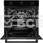 Встраиваемый электрический духовой шкаф MONSHER MOE 6006 Noir, 6 режимов: Нижний нагрев, Макси-Гриль с конвекцией, Разморозка, Режим подсветка, Традиционный нагрев, Макси-Гриль, Нижний нагрев с конвекцией, Конвекция, механические переключатели, механическ, фото5