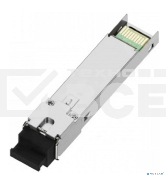 Оптический трансивер NTSS Модуль SFP, 1,25 Гбит/с, разъем SC, рабочая длина волны 1550/1310нм, SM, WDM, дальность до 3км, ОБ 6дБ, DDM NTSS-SFP-1.25G-53-3SD