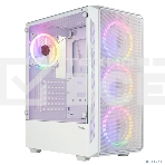 Компьютерный корпус Ginzzu RX330 ATX FAN 12CM FRGb*4 Белый, фото4