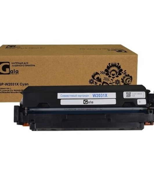 Картридж GalaPrint GP-W2301X для принтеров HP LaserJet Pro 4203dn/4203dw/4203cdn/4203dne/4203dwe/4303fdne/4303fdwe/4303dw/4303fdn/4303fdw Cyan 5500 копий
