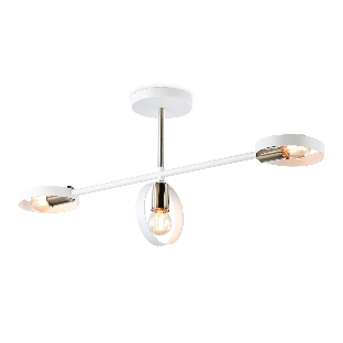 Светильник Ambrella light TR8228/3 WH/SB белый/бронза E27/3 max 40W 660*165*300