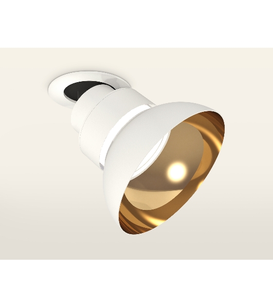 Светильник Ambrella Light XM8101601 SWH/PYG/CL белый песок/золото желтое полированное/прозрачный GX53