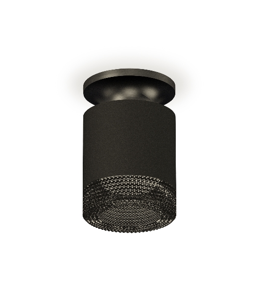 Светильник Ambrella Light XS7402064  SBK/PBK/BK черный песок/черный полированный/тонированный MR16 GU5.3 (N7926, C7402, N7192)