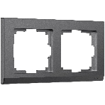Рамка на 2 поста WERKEL Stark (графит матовый) W0021864, фото12