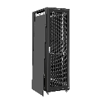 Шкаф телекоммуникационный 19' напольный 42U ExeGate EC-FS-42U.600.1000.V.V.BLACK (19”, 42U, 600x1000x2054mm (ШхГхВ), передняя и задняя двери перфорированные, съемные боковые панели, пыле- и влагозащита IP20, встроенный вентиляционный модуль, 1 полка в комплекте, черный RAL 9004, 3 коробки), фото15