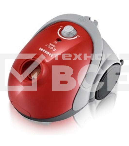Пылесос Samsung VCC5251V3R 1800Вт, красный 410/1800 Вт, уборка сухая, пылесборник мешок, контейнер 2л
