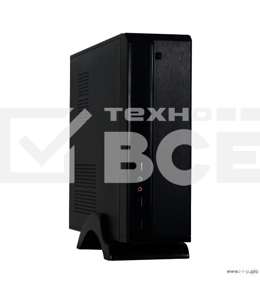Компьютерный корпус Exegate EX268689RUS Компьютерный корпус MiniITX Exegate MI-207 Black, miniITX/mATX, <M350, 80mm>, 2*USB, Audio