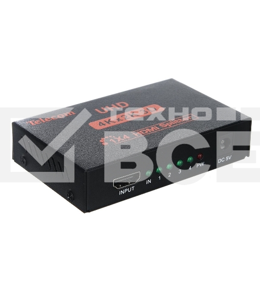 Разветвитель Telecom HDMI 1=>4 4k@30 HZ <TTS7005>