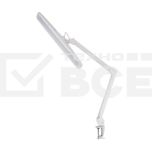 Лампа настольная бестеневая Rexant, струбцина, «ECO light», 84 SMD LED, сенсорный диммер, белая