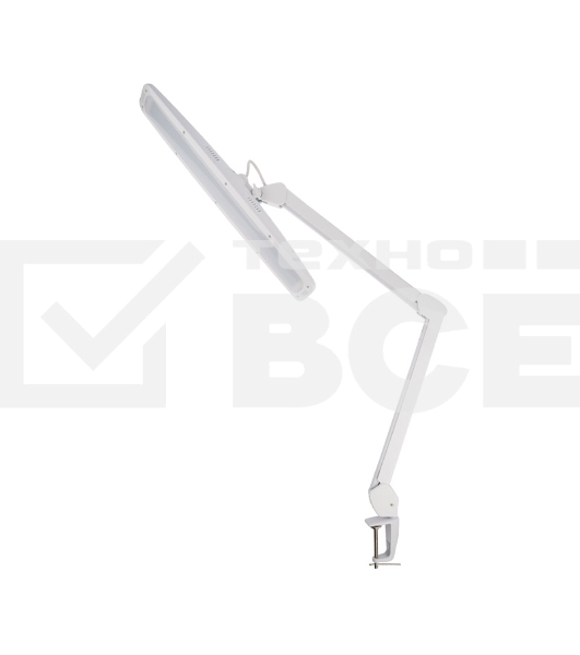 Лампа настольная бестеневая Rexant, струбцина, «ECO light», 84 SMD LED, сенсорный диммер, белая