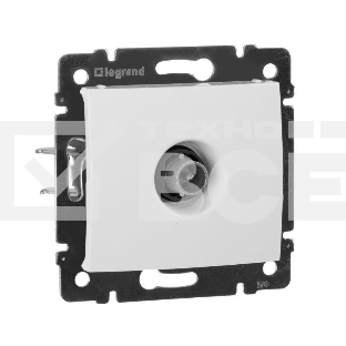 Телевизионная проходная розетка Legrand Valena 774431, белая, 14дБ